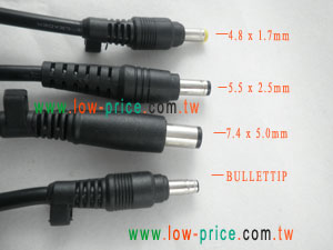  Difference between HP / Compaq laptop adapter tip 