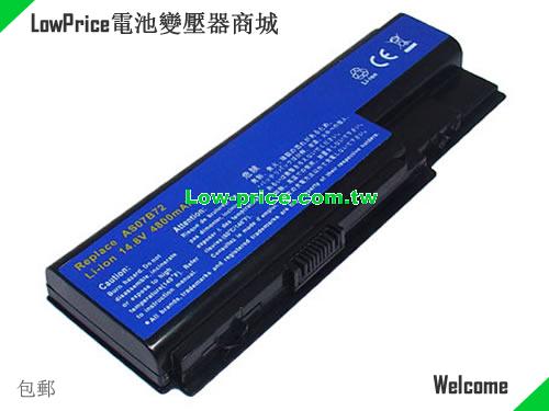 ACER AS07B41 Battery 4400mAh 14.8V Black Li-ion