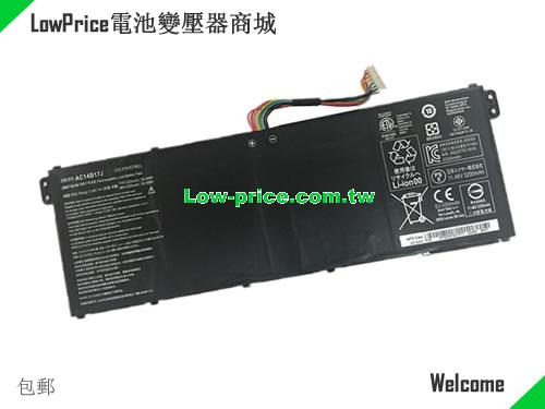 ACER AC14B17J Battery 3320mAh, 38.04Wh  11.46V Black Li-Polymer