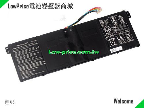ACER KT.00407.003 Battery 3320mAh, 50.70Wh  15.28V Black Li-ion