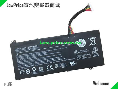 ACER 31CP7/64/80 Battery 4870mAh, 55.50Wh  11.4V Black Li-Polymer