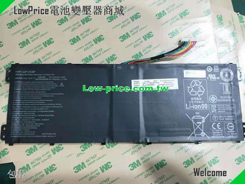 ACER AP17C5P Battery 4810mAh, 74.00Wh  15.4V Black Li-Polymer