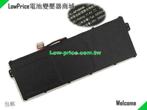 ACER AP18K4K Battery 4200mAh, 48.00Wh  11.4V Black Li-Polymer