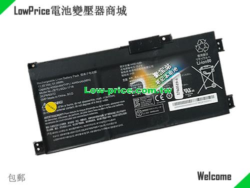 ACER SQU-1718 Battery 4550mAh, 52.00Wh  11.55V Black Li-Polymer