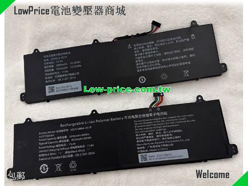 副廠/原廠 原廠 Aec616864-4s1p 電池 2970c6-4s1p Apower 15.4v 62wh 4026mah