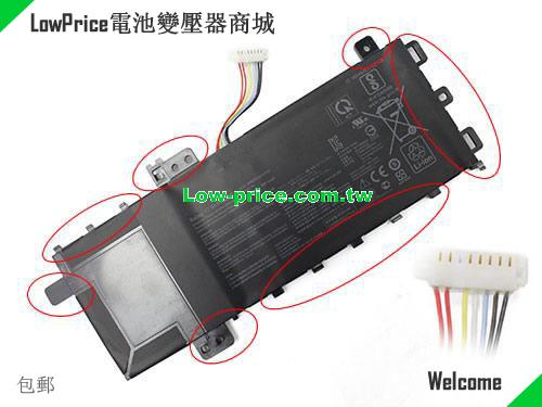 ASUS X512FF Battery 4212mAh, 32.00Wh  7.6V Black Li-ion