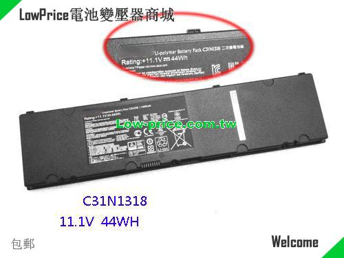 ASUS C21N1318 Battery 4000mAh, 44.00Wh  11.1V Black Li-ion
