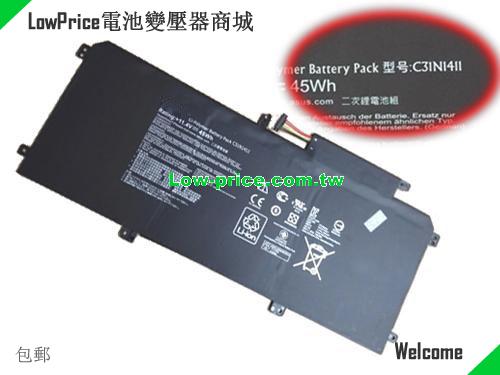 ASUS ZenBook UX305FA-1B Battery 3900mAh, 45.00Wh  11.4V Black Li-ion
