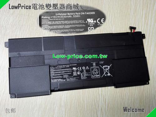 ASUS C41TAICH131 Battery 3535mAh, 53.00Wh  15V Black Li-ion