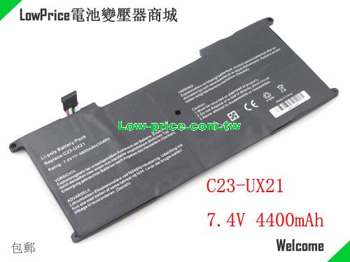 ASUS C23UX21 Battery 4800mAh, 35.00Wh  7.4V Black Li-Polymer