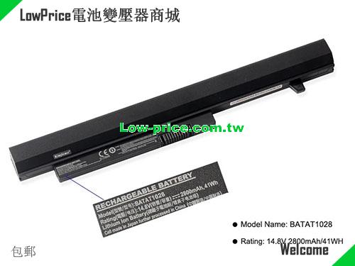 BENQ BATAT1028 Battery 2800mAh, 41.00Wh  14.8V Black Li-ion