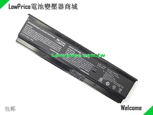 CLEVO NB50BAT6 Battery 4300mAh, 47.00Wh  10.8V Black Li-ion