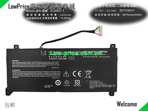 CLEVO 6-87-NL4CS-41B01 Battery 4675mAh, 54.00Wh 11.55V Black Li-Polymer