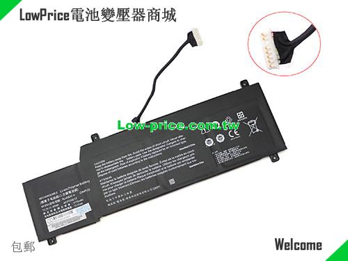 CLEVO 4ICP7/60/57 Battery 3175mAh, 49.00Wh  15.2V Black Li-Polymer