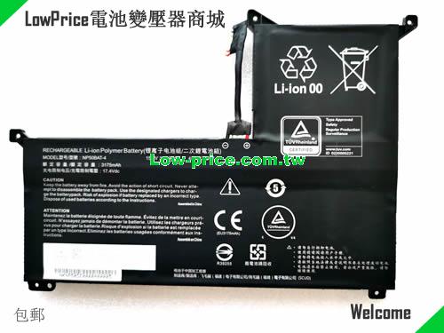 CLEVO 4ICP7/60/57 Battery 3175mAh, 49.00Wh  15.2V  Li-Polymer