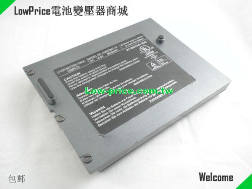 CLEVO D900TBAT Battery 6600mAh 14.8V Grey Li-ion