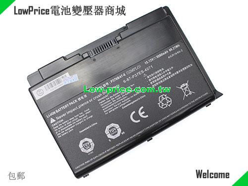 CLEVO P370BAT-8 Battery 5900mAh, 89.21Wh  15.12V Black Li-ion