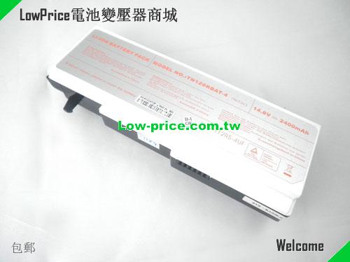 CLEVO TN120 Series Battery 2400mAh 14.8V Black and White Li-ion