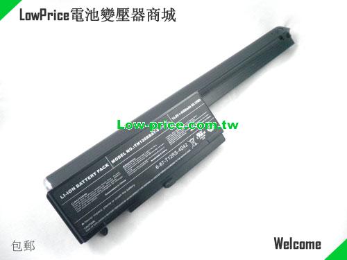 CLEVO TN120RBAT-8 Battery 4400mAh 14.8V Black Li-ion