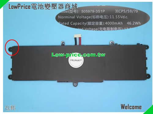CHUWI 3ICP5/59/79 Battery 4000mAh, 46.20Wh  11.55V Black Li-ion