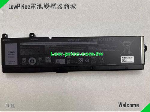Dell X9FTM Battery 7650mAh, 93.00Wh  11.55V Black Li-ion