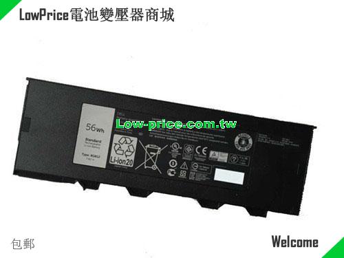 Dell VD0FX Battery 8000mAh, 56.00Wh  7.4V Black Li-ion