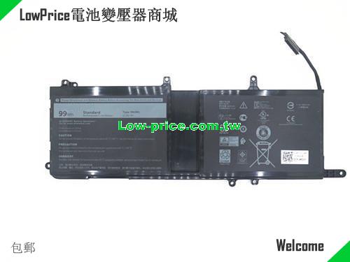 Dell 0MG2YH Battery 8333mAh, 99.00Wh  11.4V Black Li-ion