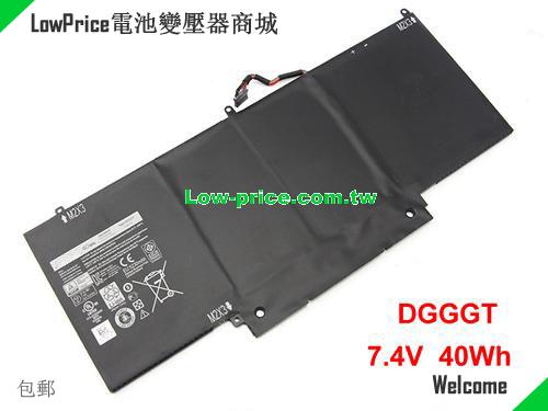 Dell DGGGT Battery 40.00Wh 7.4V Black Li-Polymer