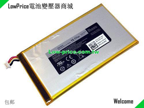 Dell Venue 8 T02D 3830 Battery 4100mAh, 15.00Wh  3.7V Black Li-ion