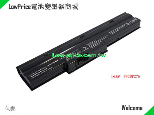 FUJITSU S26391-F574-L100 Battery 4400mAh, 66.00Wh  14.8V Black Li-ion