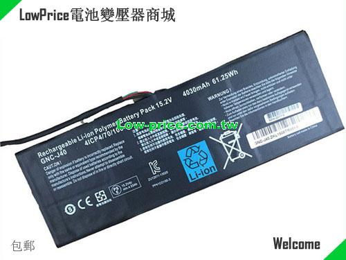 GIGABYTE GNC-J40 Battery 4030mAh, 61.00Wh  15.2V Black Li-ion