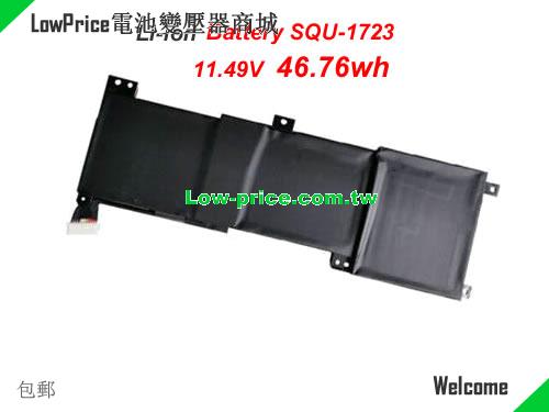 GIGABYTE SQU-1723 Battery 4070mAh, 46.76Wh  11.49V Black Li-Polymer