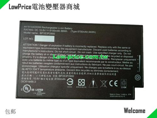GETAC BP3S3P2900 Battery 8100mAh, 88.00Wh  10.8V Black Li-ion