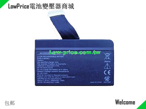 GETAC E100-A Battery 2000mAh, 15.00Wh  7.2V Black Li-ion