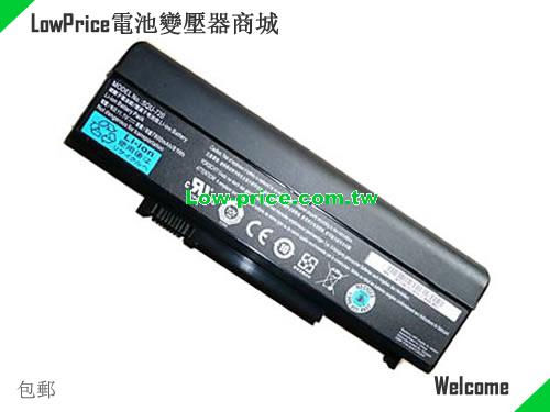 GATEWAY SQU-715 Battery 7200mAh, 81.00Wh  11.1V Black Li-ion