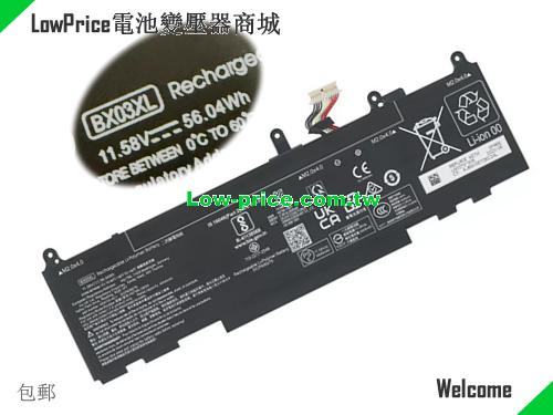 副廠/原廠 原廠 Hstnn-ab1d Bx03xl 電池 适合 Hp 筆電 1.58v 56.04wh