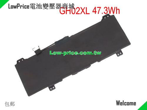 HP GH02XL Battery 6000mAh, 47.30Wh  7.7V Black Li-Polymer