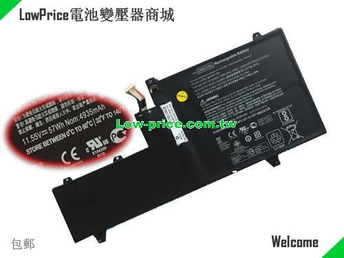 HP 0M03XL Battery 4935mAh, 57.00Wh  11.55V Black Li-ion