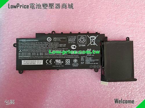 HP PL03043 Battery 3720mAh, 43.00Wh  11.4V Black Li-Polymer