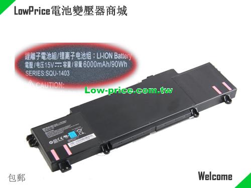 HASEE 911-F1 Battery 6000mAh, 90.00Wh  15V Black Li-ion
