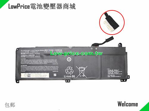 HASEE V150BAT-4-53 Battery 3410mAh, 41.00Wh  11.55V Black Li-Polymer