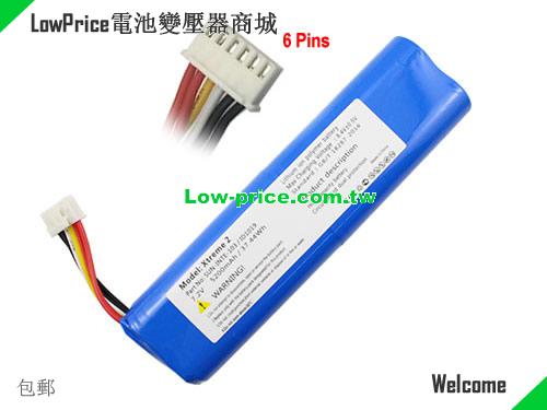 副廠/原廠 5200mah Id1019 電池 适合 Jbl Xtreme 2 Series Li-ion 7.2v