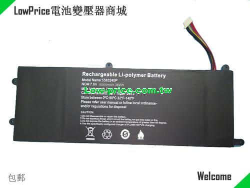 副廠/原廠 原廠 5583240p 電池 适合 Jumper Li-polymer 7.6v 4000mah