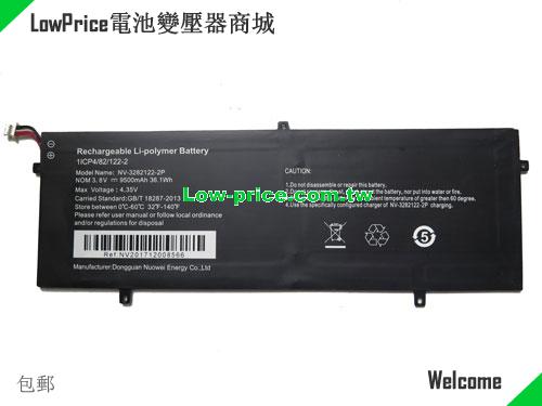 JUMPER 1ICP4/84/122-2 Battery 9500mAh, 36.10Wh  3.8V Black Li-Polymer