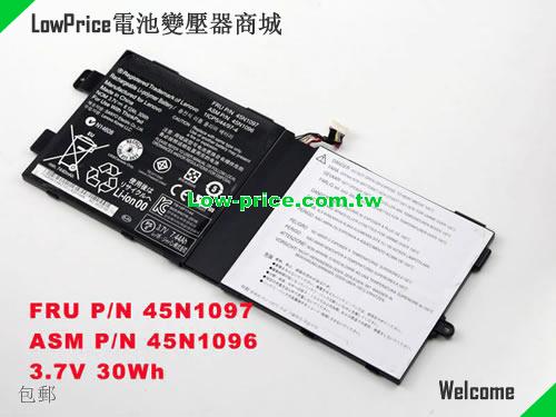 LENOVO 45N1097 Battery 30.00Wh, 8.12Ah 3.7V Black Li-ion