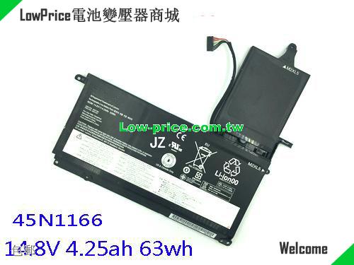 LENOVO 45N1166 Battery 63.00Wh, 4.25Ah 14.8V Black Lithium-ion