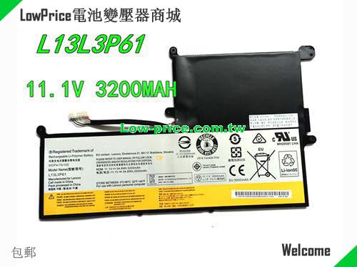 LENOVO Chromebook N20p Battery 3200mAh, 34.80Wh  11.1V Black Li-ion