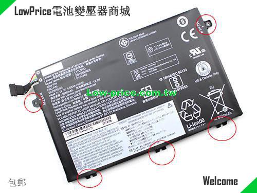 LENOVO SB10K97613 Battery 3880mAh, 45.00Wh , 4.05Ah 11.1V Black Li-Polymer