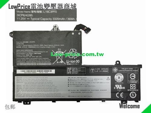 LENOVO L19C3PF1 Battery 3320mAh, 36.00Wh  11.25V Black Li-Polymer
