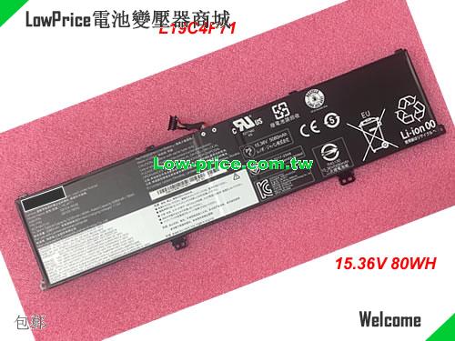 LENOVO 4ICP4/67/141 Battery 5235mAh, 80.00Wh  15.36V Black Li-Polymer